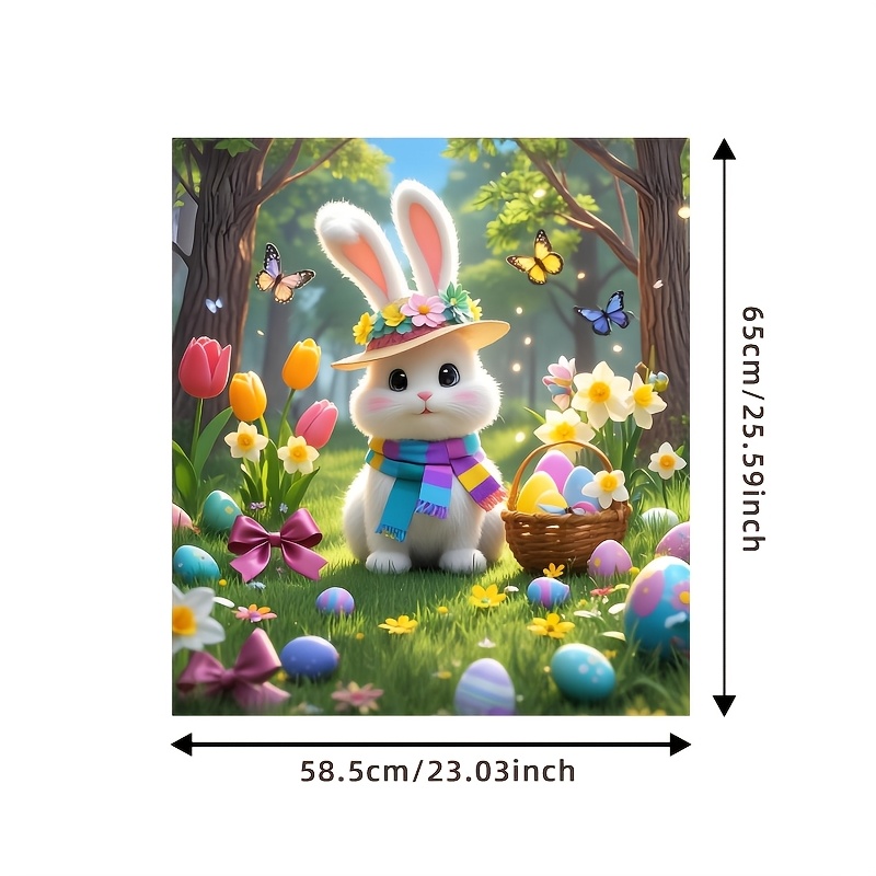 TEMU Décoration magnétique 2D plate 1pc sur le thème de Pâques pour lave-vaisselle, décoration magnétique pour réfrigérateur, facile à nettoyer, de