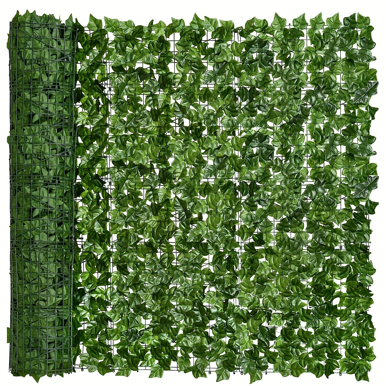 

1pc Artificial Ivy Privacy Fence Screen, Faux Ivy Leaf Hedge Panel, Outdoor/indoor Garden Wall Decor, Plastic Greenery Fence Decoration For Patio, Balcony, Home Decor, 19.7x118 Inches