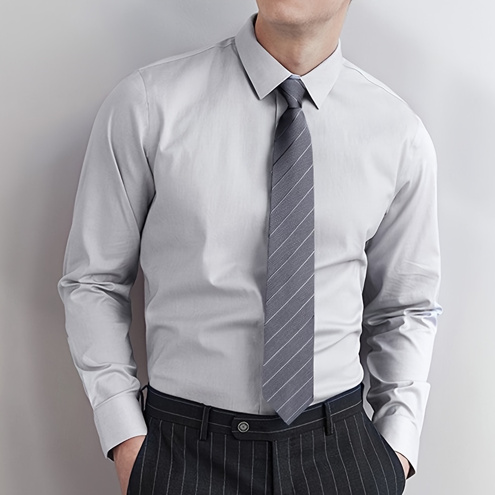 long sleeve with necktie for men