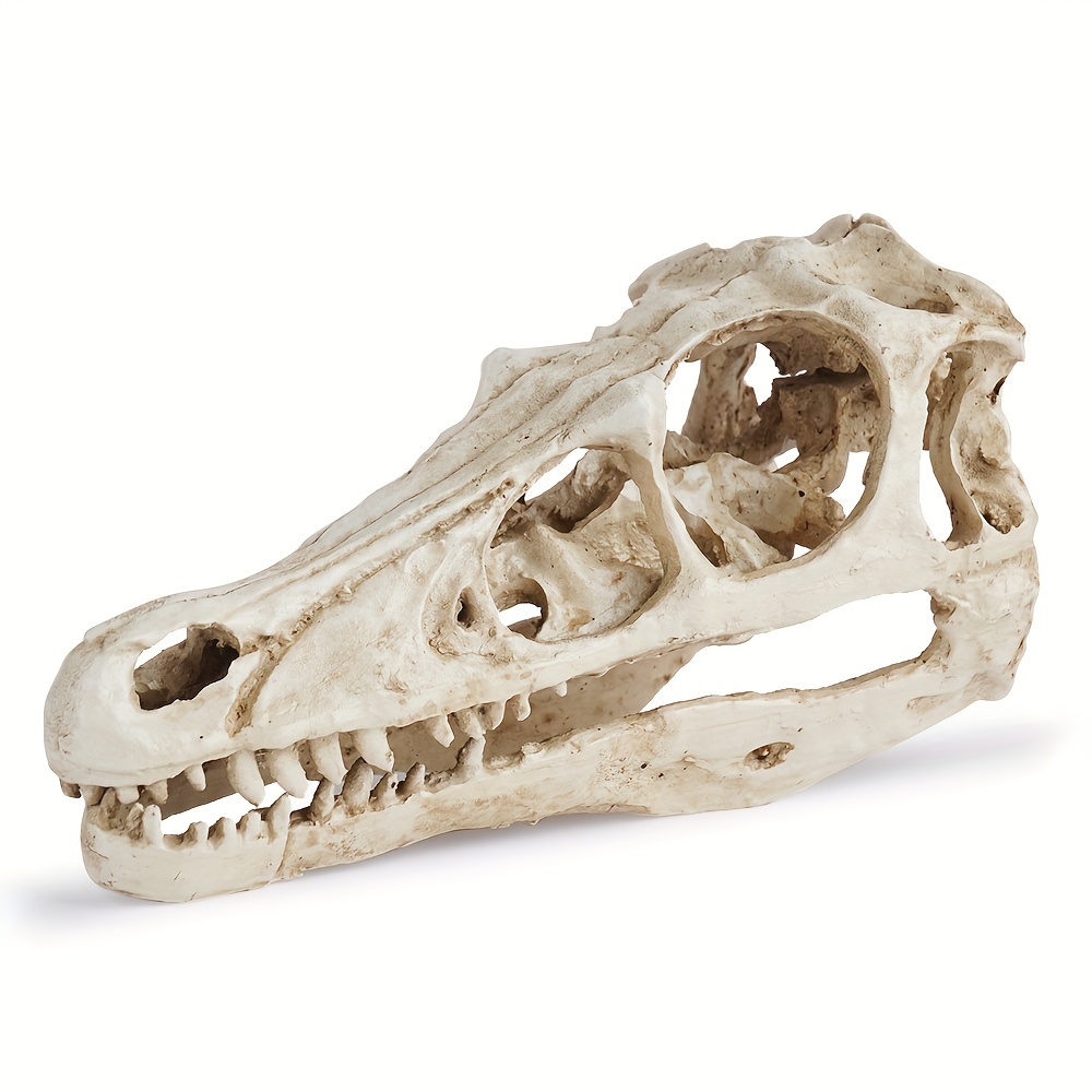 Image of 1pc Of Retro Dinosaur Model Decoration, Duck-billed Dragon Velociraptor Decoration Ornaments, Resin Animal Decoration, Dinosaur Collection Gift S