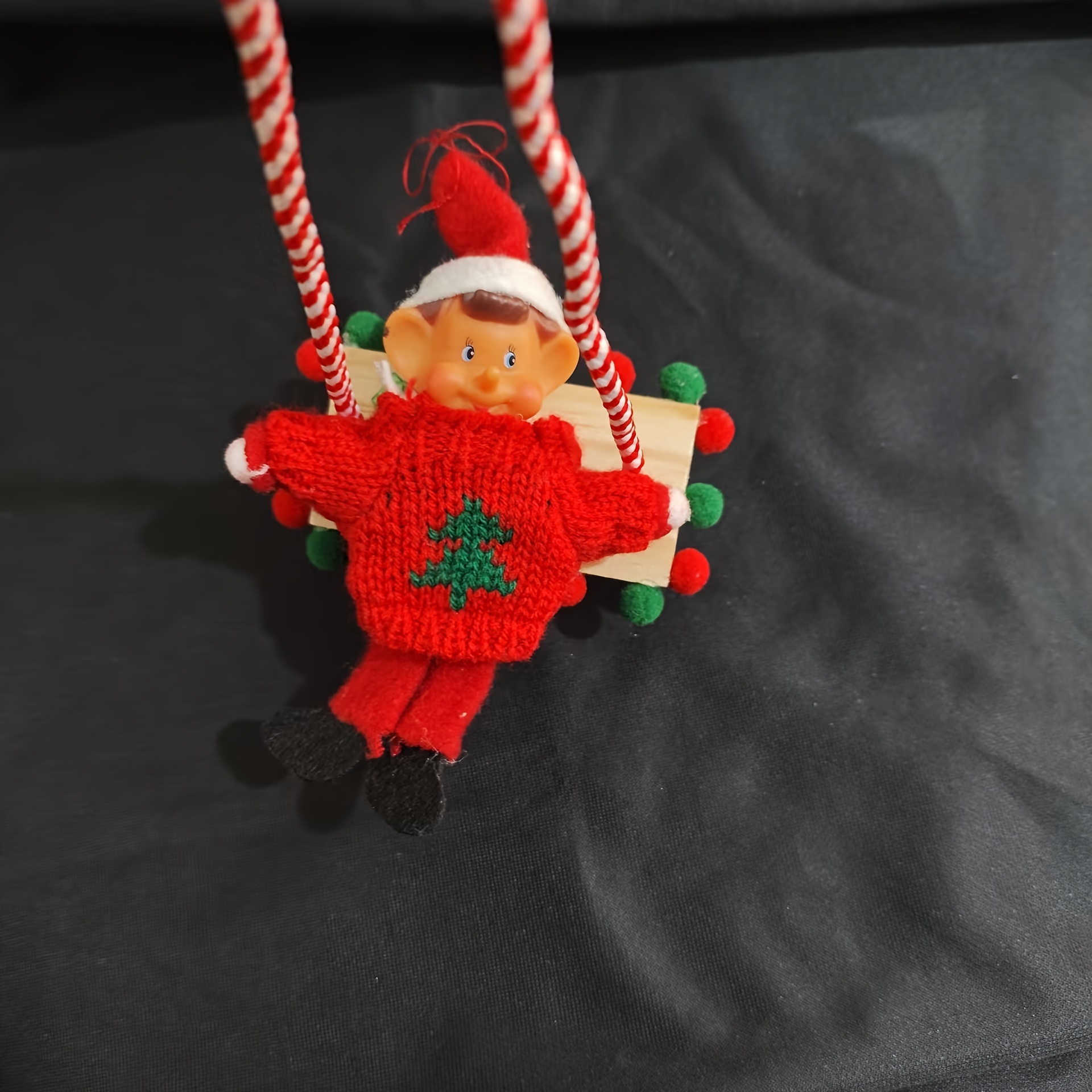 Weihnachtselfen-Puppenkleidung – 8-teiliges Set Mit Mützen, Schals & Outfits In Rot/Grün