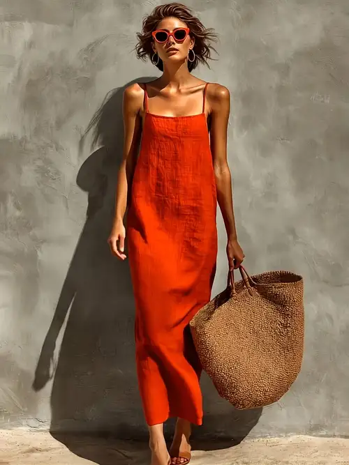 orange maxi dress australia Braylee Sleeveless Ribbed Knit Maxi Dress Orange