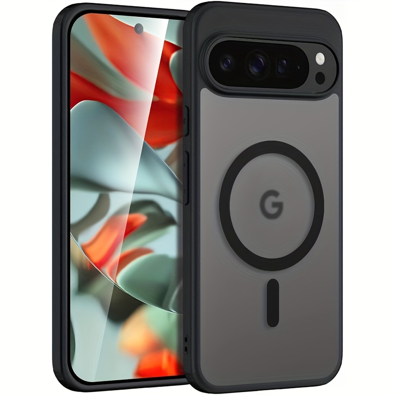 E-shop Matte Magnet-Hülle für Google Pixel 10/10 Pro/10 Pro XL/9a/9/9 Pro/9 Pro XL/8a – Kompatibel mit , -Fingerprint, Transluzent Matte Rückseite,