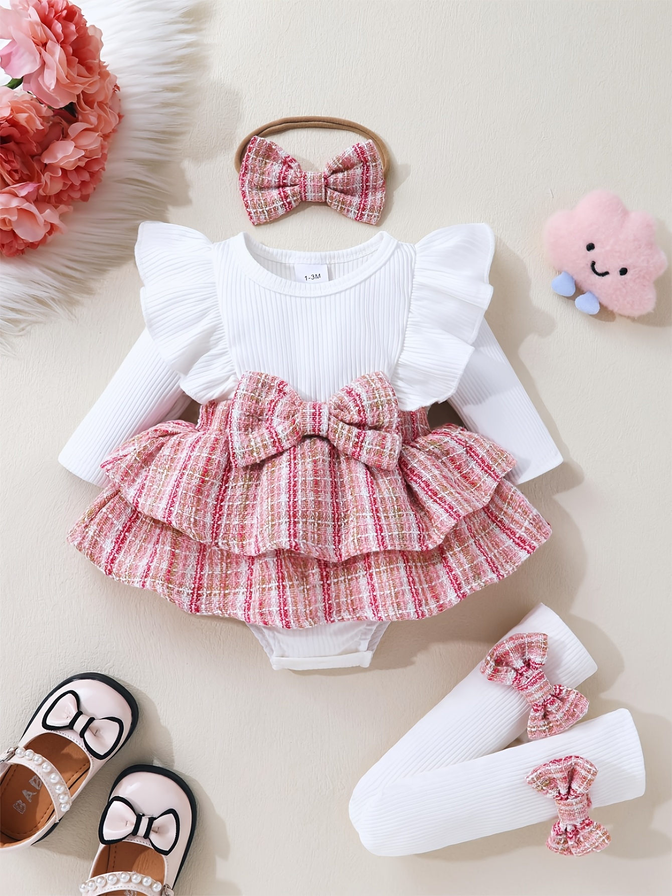 piece set featuring a sweet girl dress - Temu Cyprus