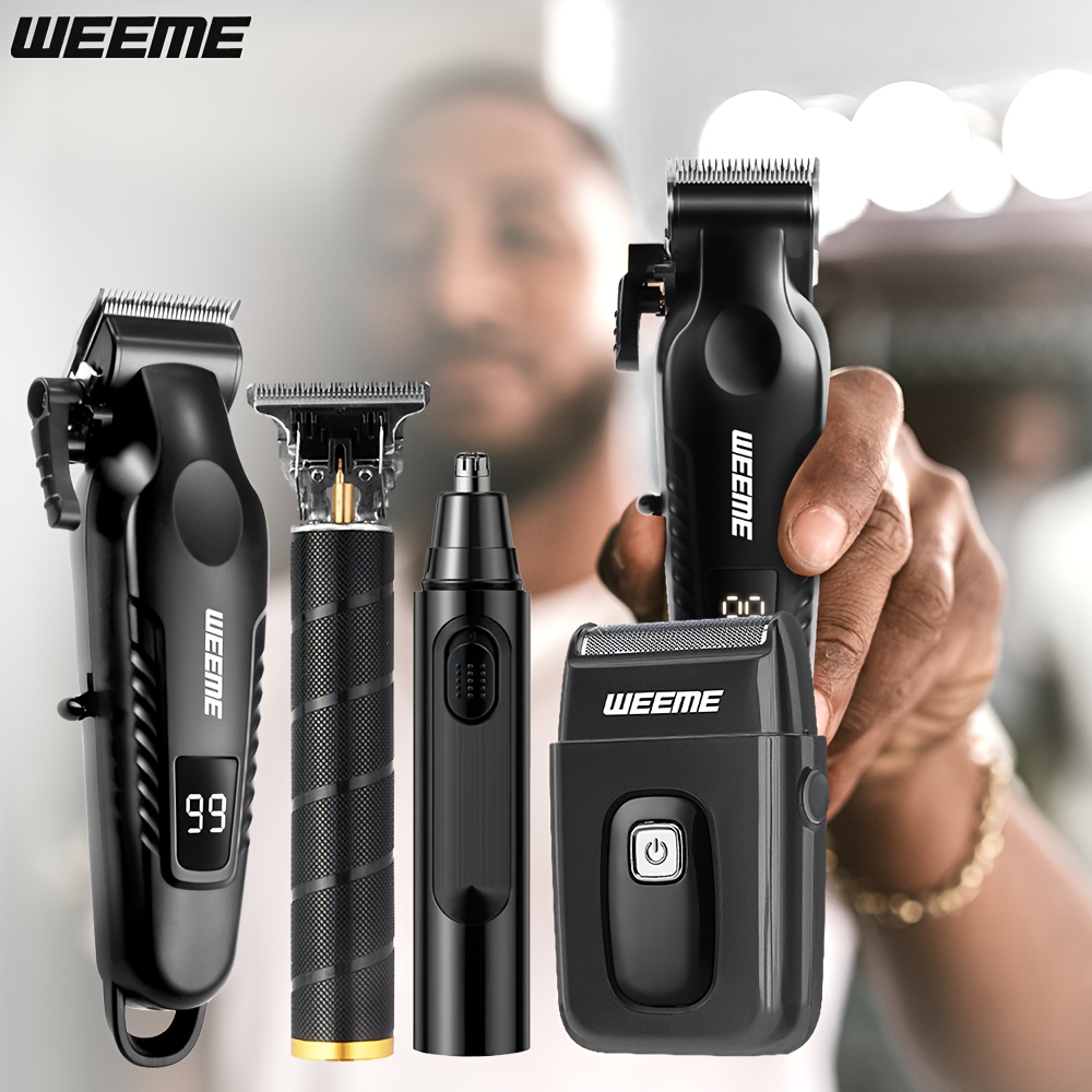 4pcs mens grooming kit rechargeable - Temu