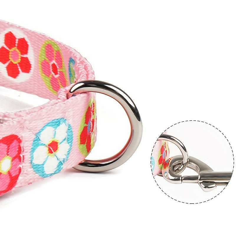 Collar and Leash Set for Small Dogs, Printed Design