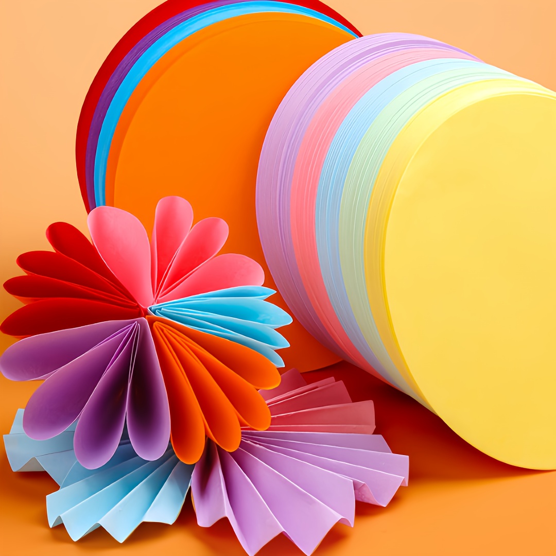 98pcs Premium Round Cardstock Cutouts for Art Creation