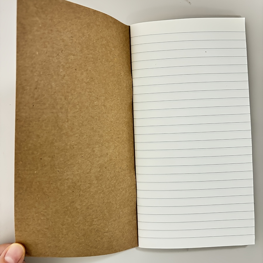 TEMU 1 cuaderno de viaje TN para pasaporte, 32 hojas de refacción en línea/vacía/vacía de papel , diario de notas