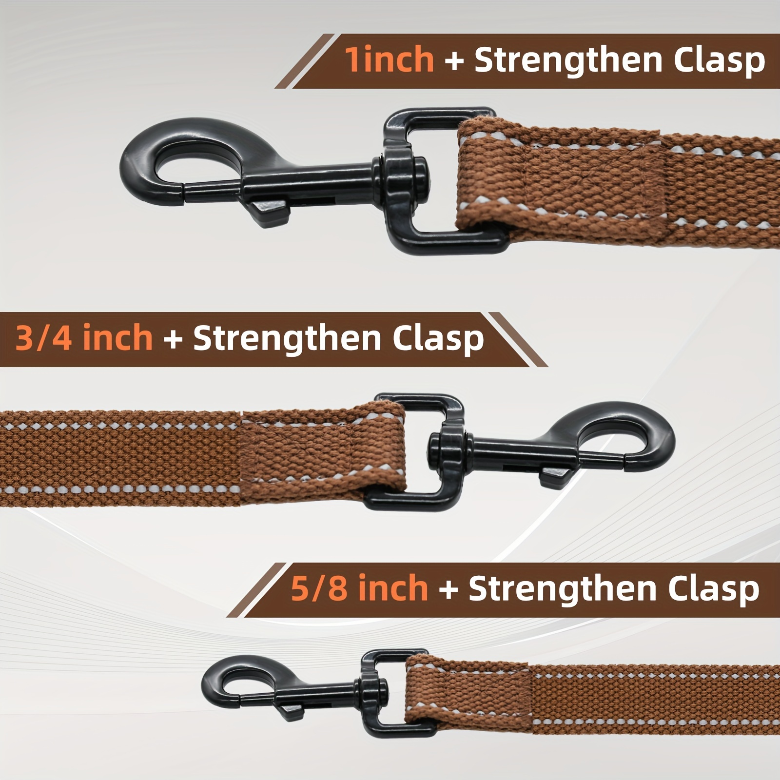 Reflective Dog Leash for Small, Medium, and Large Dogs