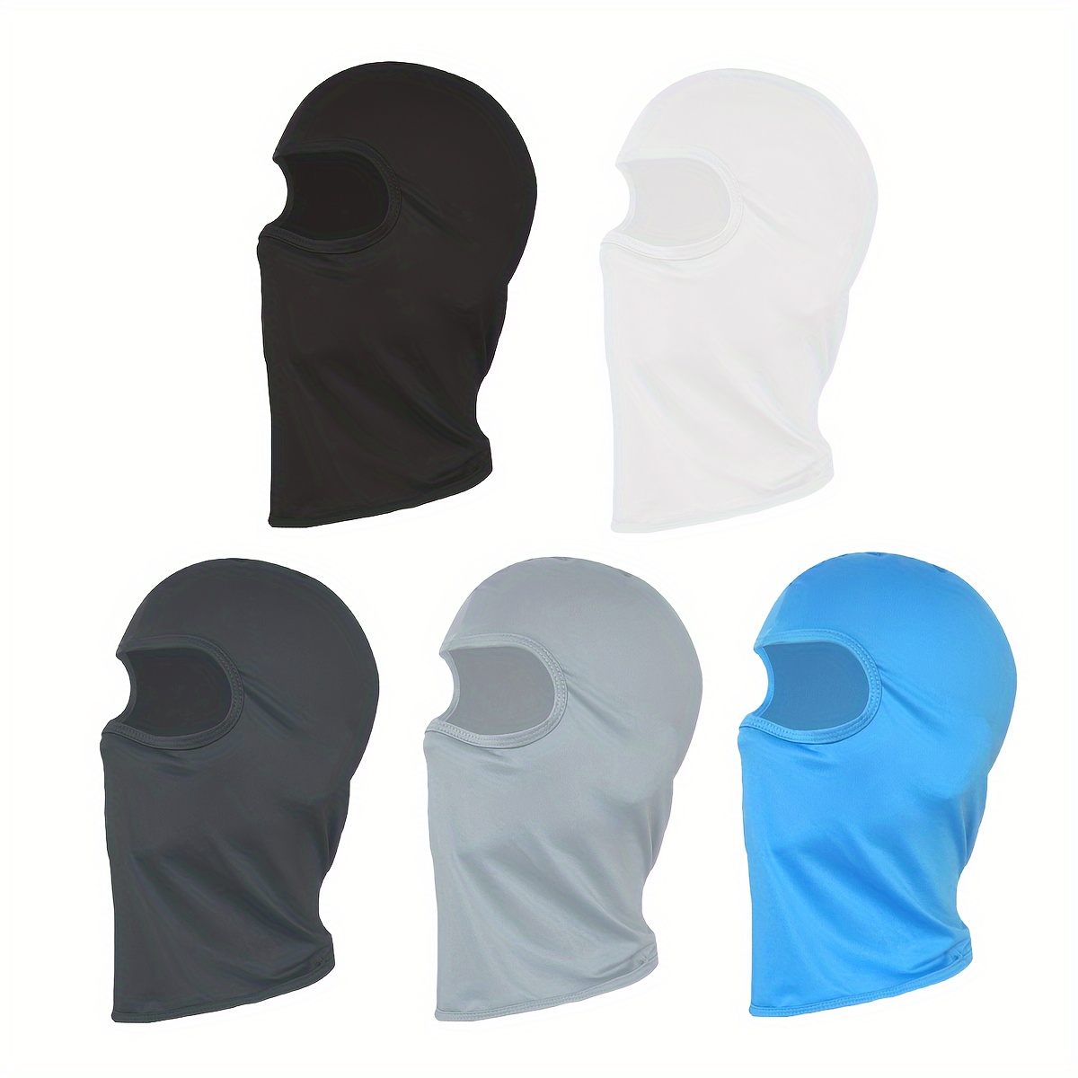 Herobiker 1pc Máscara Balaclava Máscara Facial Completa Anti-uv  Transpirable Capucha Protección Solar Máscara Motocicleta Casco Motocicleta  Cortavientos Ropa Cabeza Ciclismo, Compra Últimas Tendencias