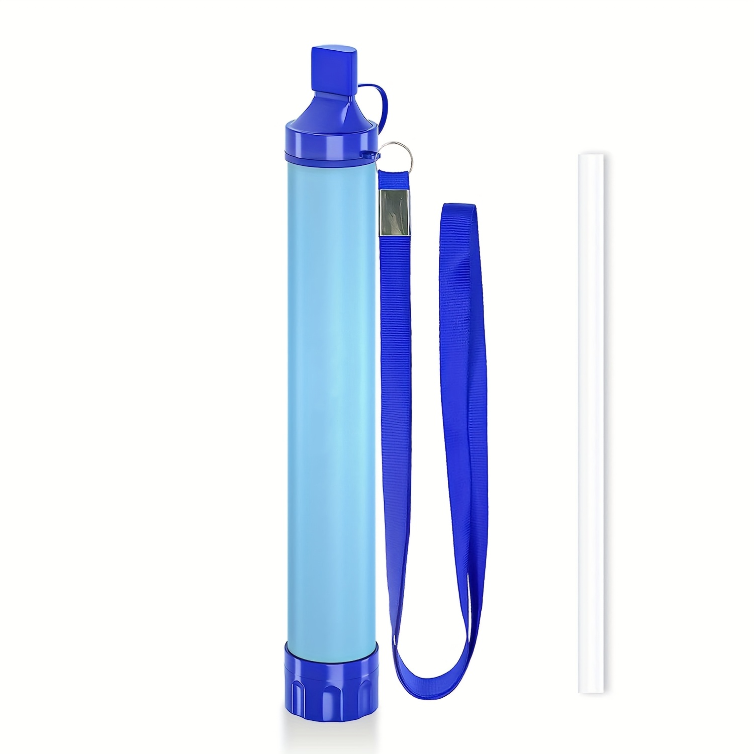 TEMU 1 Portable Water Filtration System, Outdoor Water Filter Straw, Suitable For Camping, Hiking And Emergency Preparedness, Personal Water Purifier, Survival Gear For Backpacking, Mountaineering And
