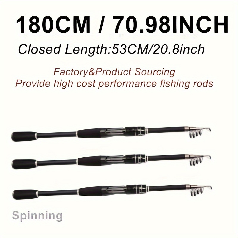 Telescopic Twin Tip Spinning Fishing Rod For Saltwater And Freshwater  Fishing 60 80 Length Includes Fishing Accessories - Sports & Outdoors -  Temu Italy