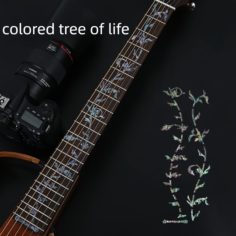 Guitar & Ukulele Fretboard Stickers - Durable ABS, Enhance Your Instrument's Look