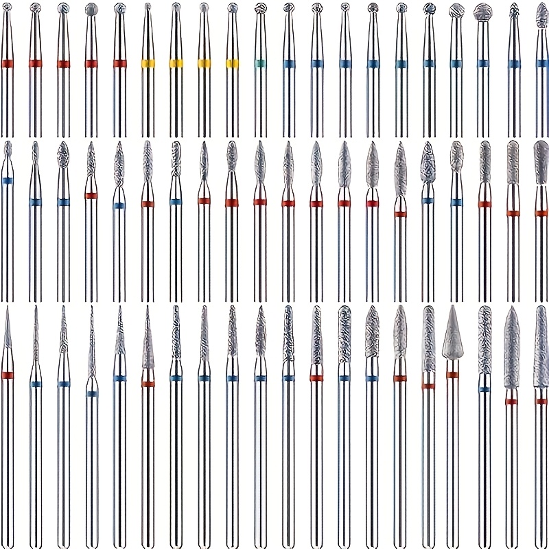 Image of 60pcs Nail Set - Electric Cuticle Cleaner & 3/32 Inch Ceramic File, Suitable For Acrylic, Gel Nails And Foot Spa - For And Nail Shop