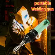 1pc portable small gas soldering iron no liquid in the product household welding repair tool replaceable soldering iron tip portable pen type gas 3 in 1 gas soldering iron welding firearm details 1