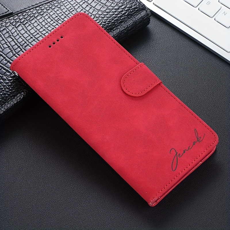 TEMU Phone Case: Personalized Engraved Name Autumn And Winter Faux Leather With Card Slot Phone Case For Iphone 17 Pro Max 17 Pro 15 14 13 12 11 Pro