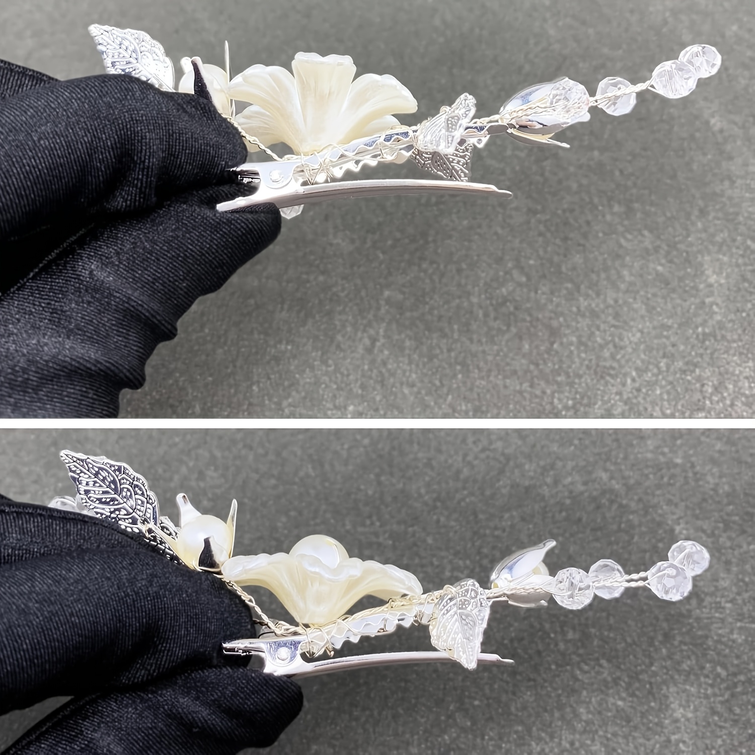 2pcs Bridal Wedding Hair Accessories Headpiece Set