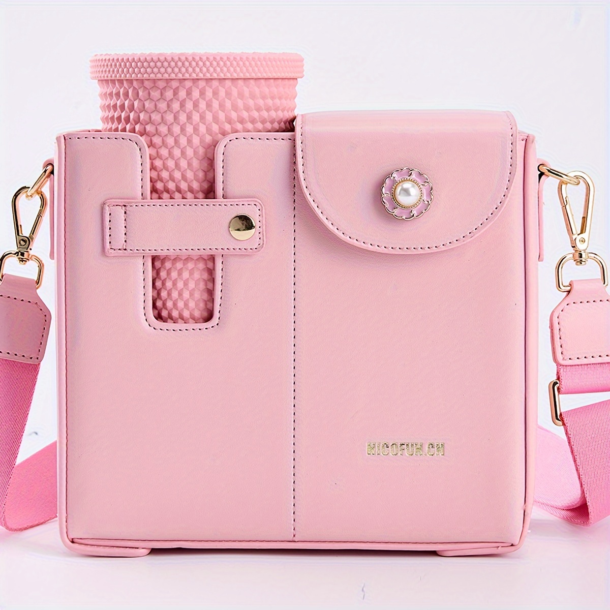 

Bag, 1 Shoulder, New And Pu Bag, Women's Crossbody Bag, Cup Bag
