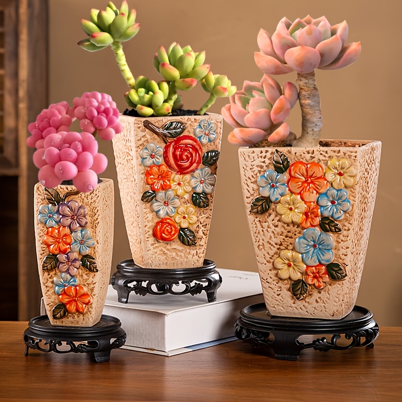 large succulent planter sold on Temu United States