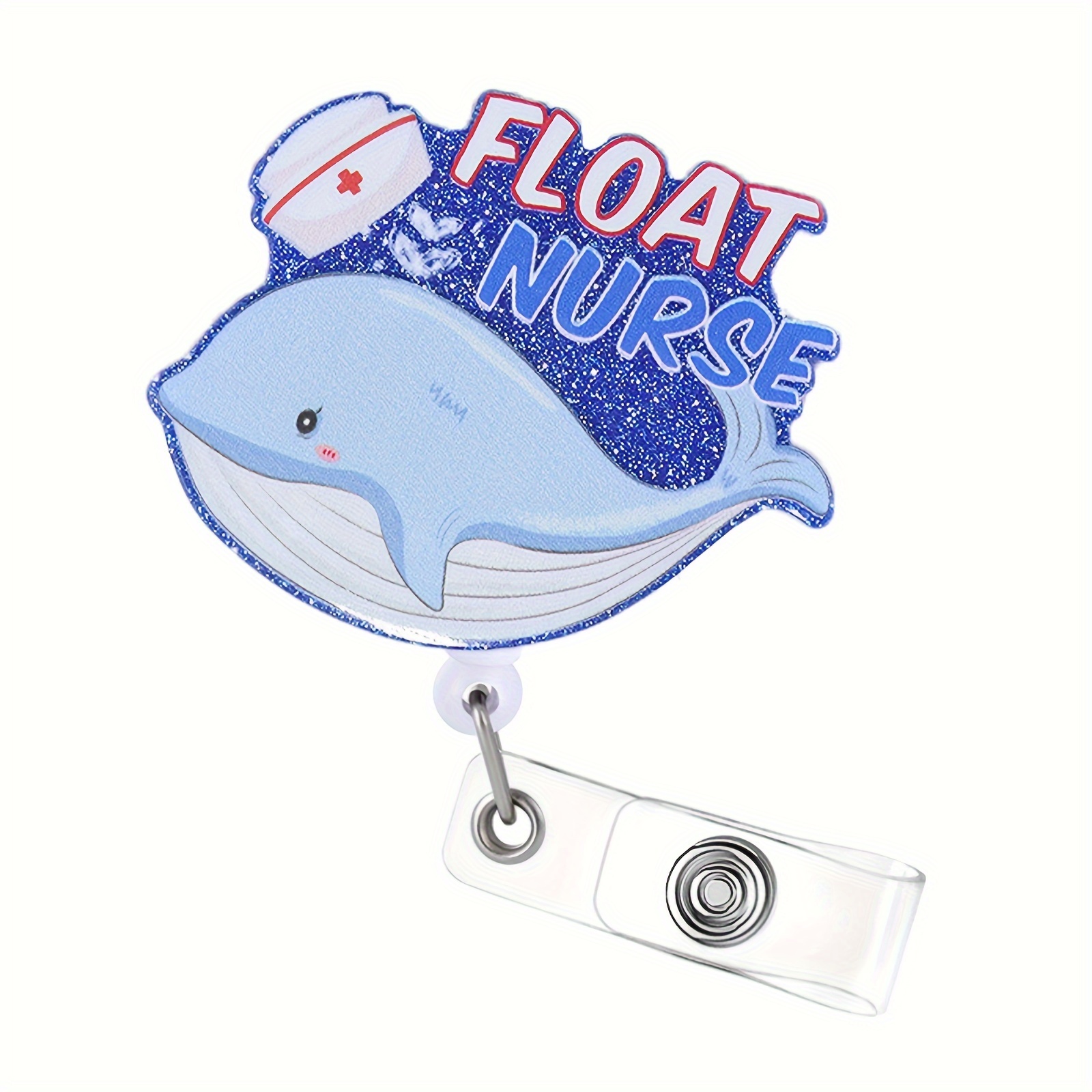 Fancy fish ID badge reel