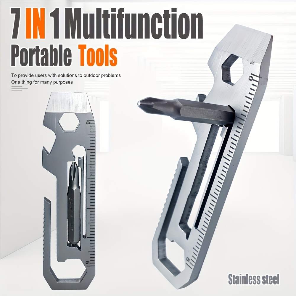 Seven-In-One Carbon Steel Multi-Function Tool
