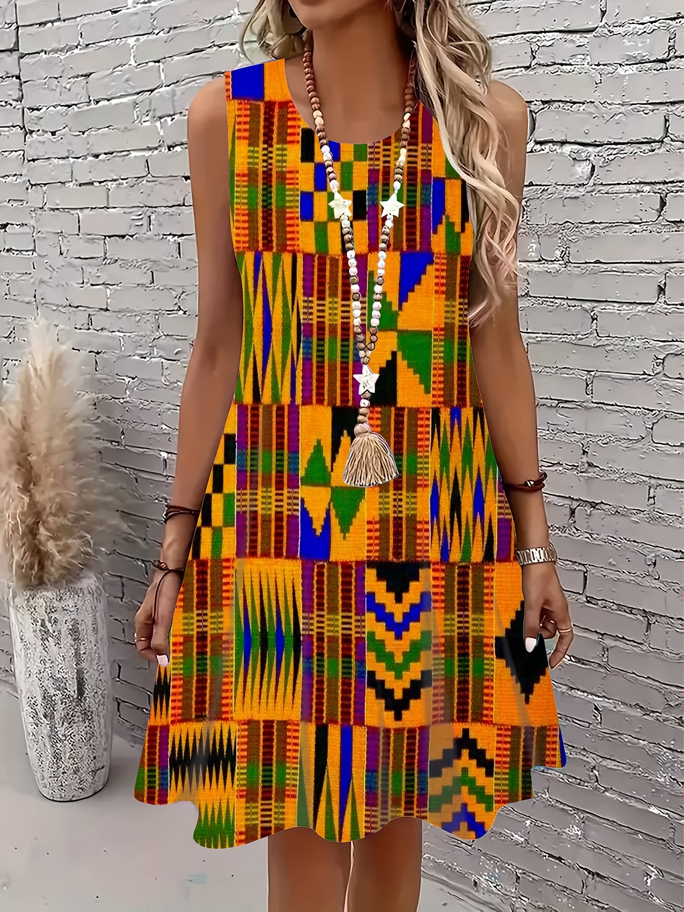 white christmas dresses Alika African Maxi Dress For Women main image 1