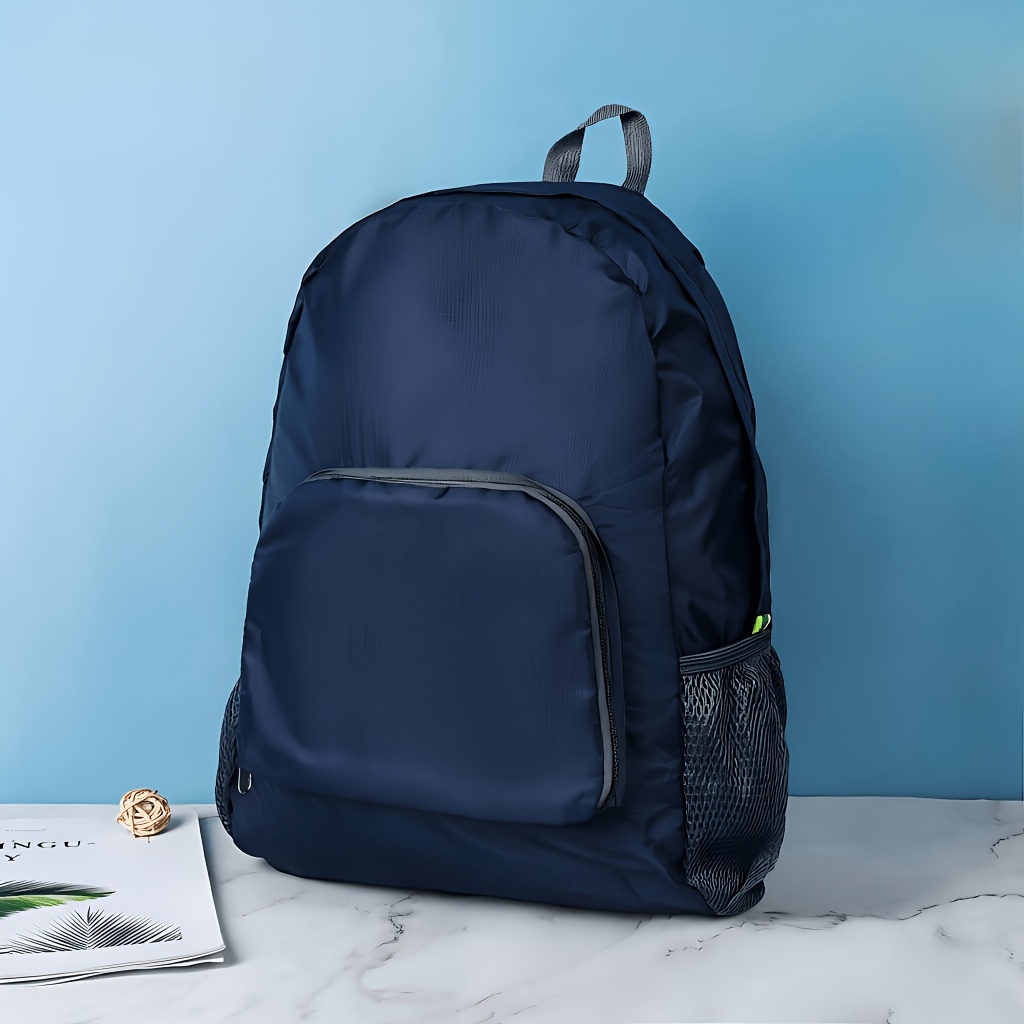 TEMU 10 Sacs de voyage personnalisables avec motif et logo - Sacs à dos pliables légers, sacs de 'extérieur, sacs à bandoulière unisexes, sacs de