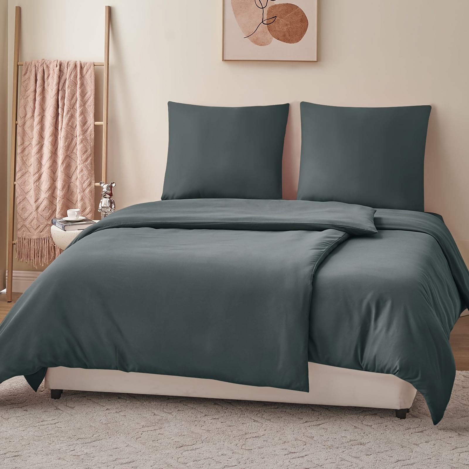 4pcss Bedding - 135x200 4pcss Set - 2 135x200 Cm Duvet Covers, 2 80x80 Cm Pillowcases, , With Zipper