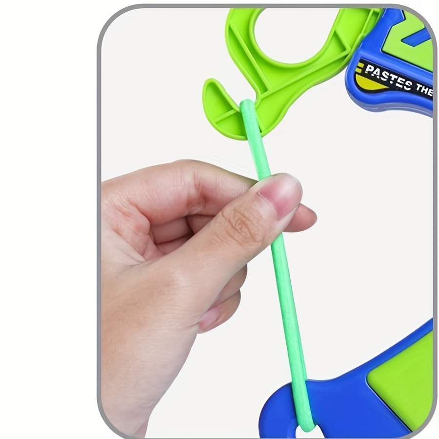 colorful large bow and arrow toy with eva ball launcher indoor outdoor fun family interaction halloween christmas gift mixed colors relax shooting game Product details 5