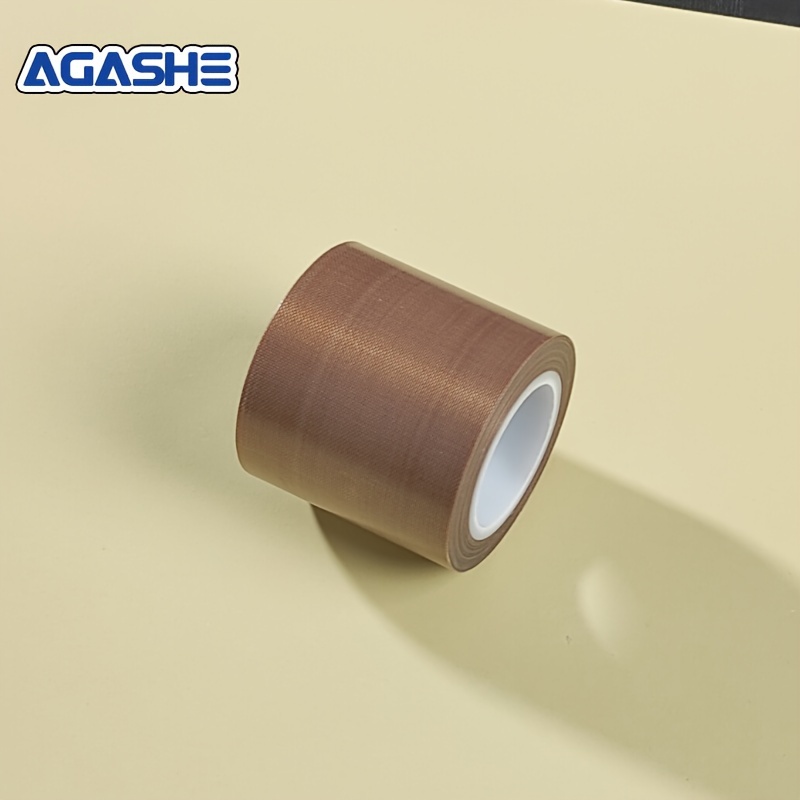 TEMU Ruban en Téflon PTFE aux Hautes Températures AGASHE, Longueur de 10m/32.8ft, Auto-adhésif, Tailles Variées, à la Corrosion, Isolant, Adapté pour