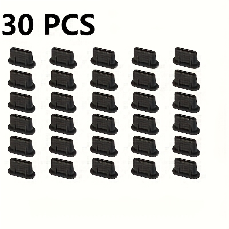 30pcs Silicone Dust Plug, Suitable For Usb-c , Compatible With Iphone 15/16, S24/s23/s22/s21/s20/a53/note 20, Pixel, Macbook And Other Type-