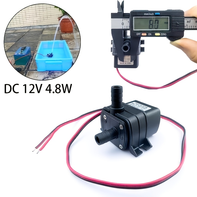Image of Mini Brushless Water Pump No Leakage Submersible Circulation Pump 12v 240l/h Stable Operation For Aquarium Cooling Fountain Water Bed
