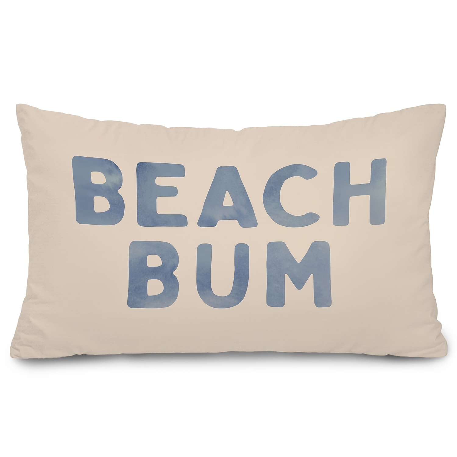 TEMU 1pc Beach Themed Room Decor,beach Pillow Cover,beachy Room Decor Aesthetic, Retro Nautical Coastal Decorative Lumbar Pillow Covers For Home