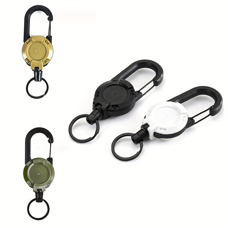 Retractable Small Fishing Reel Key Chain Portable Fishing - Temu