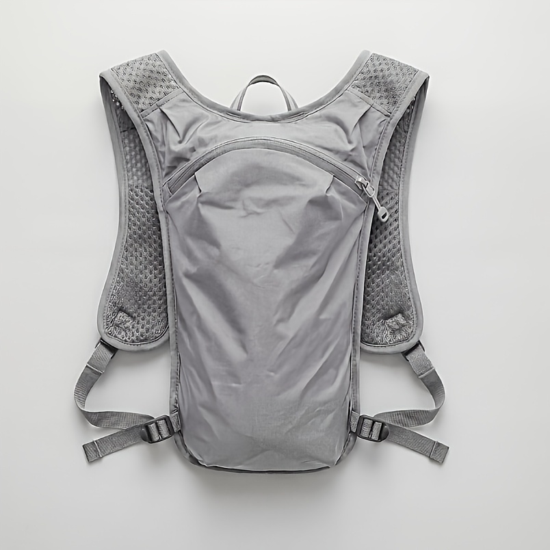 TEMU Running Vest Bag, Marathon Outdoor Hiking Riding Backpack, Breathable Water Bladder Sports Vest, Water Bottle Bag, Riding Running Casual Small