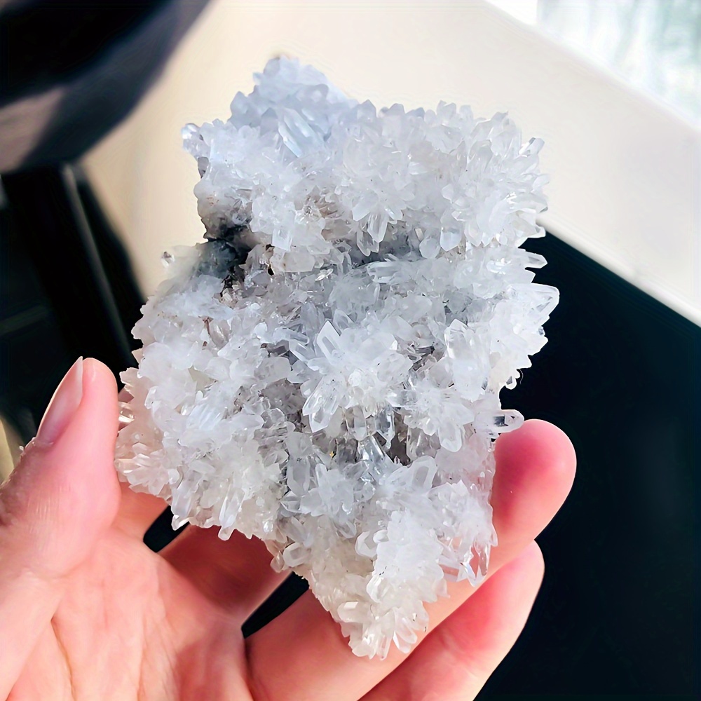 

1pc Quartz Crystal , High-quality , Ornament, Room Decor, Crystal Detail