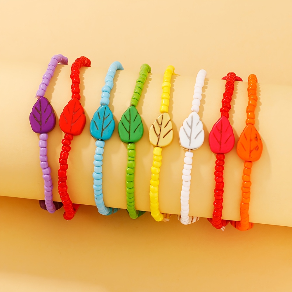 6/7/8pcs Bohemian Style Fake Bracelet Set for Women
