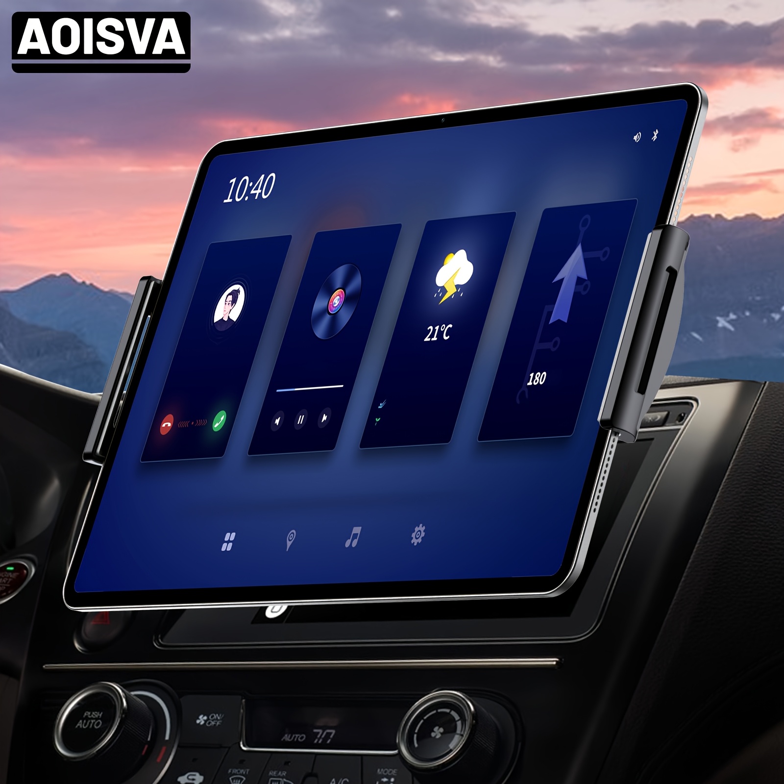 E-shop Neue Auto-Halterung für Handy Tablet, passend für CD-Spieler-Schlitz, universelle stabile verstellbare CD-Schlitz-Halterung für Tablet Handy,