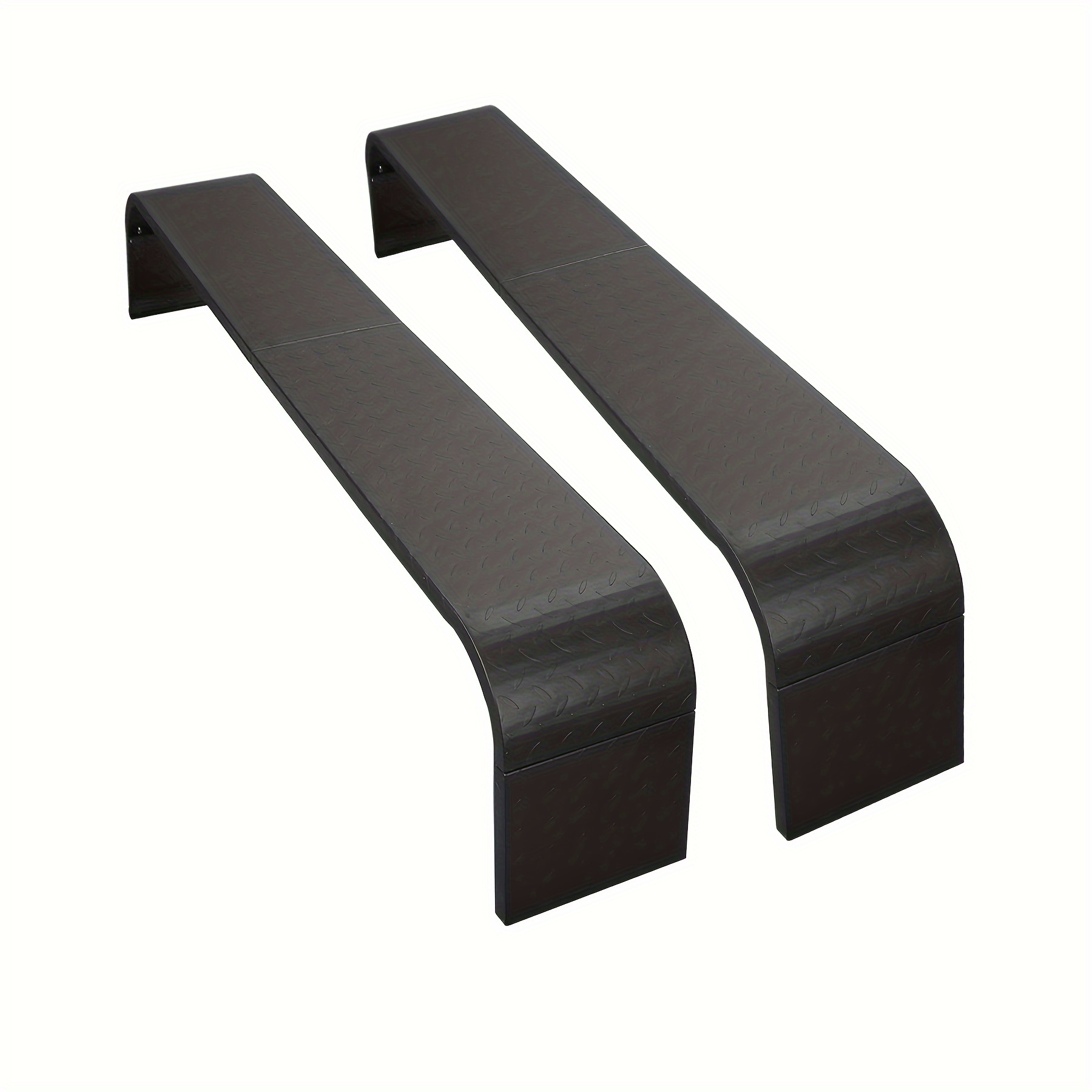 TEMU Heavy Duty Trailer Fenders-detachable Trailer Fenders-steel Diamond Tread Plate Tandem Axle Fit 13"-15" Tires For Car Haulers, Utility, And Landscape Trailers