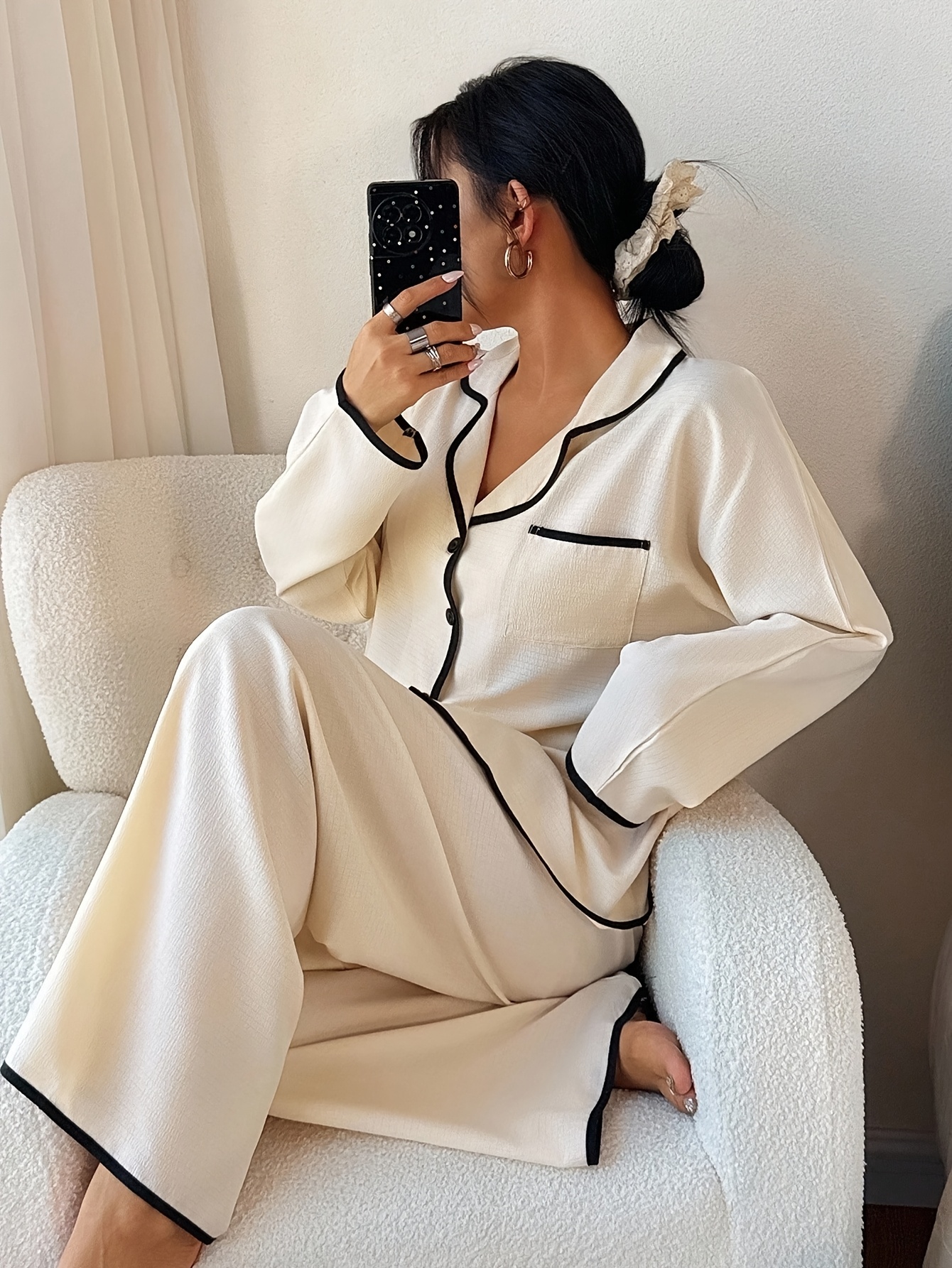 winter nightwear for women sold on Temu United States