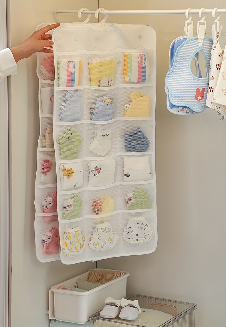 space saving 18 pocket over the door organizer for closet lightweight storage solution for nursery   room details 3