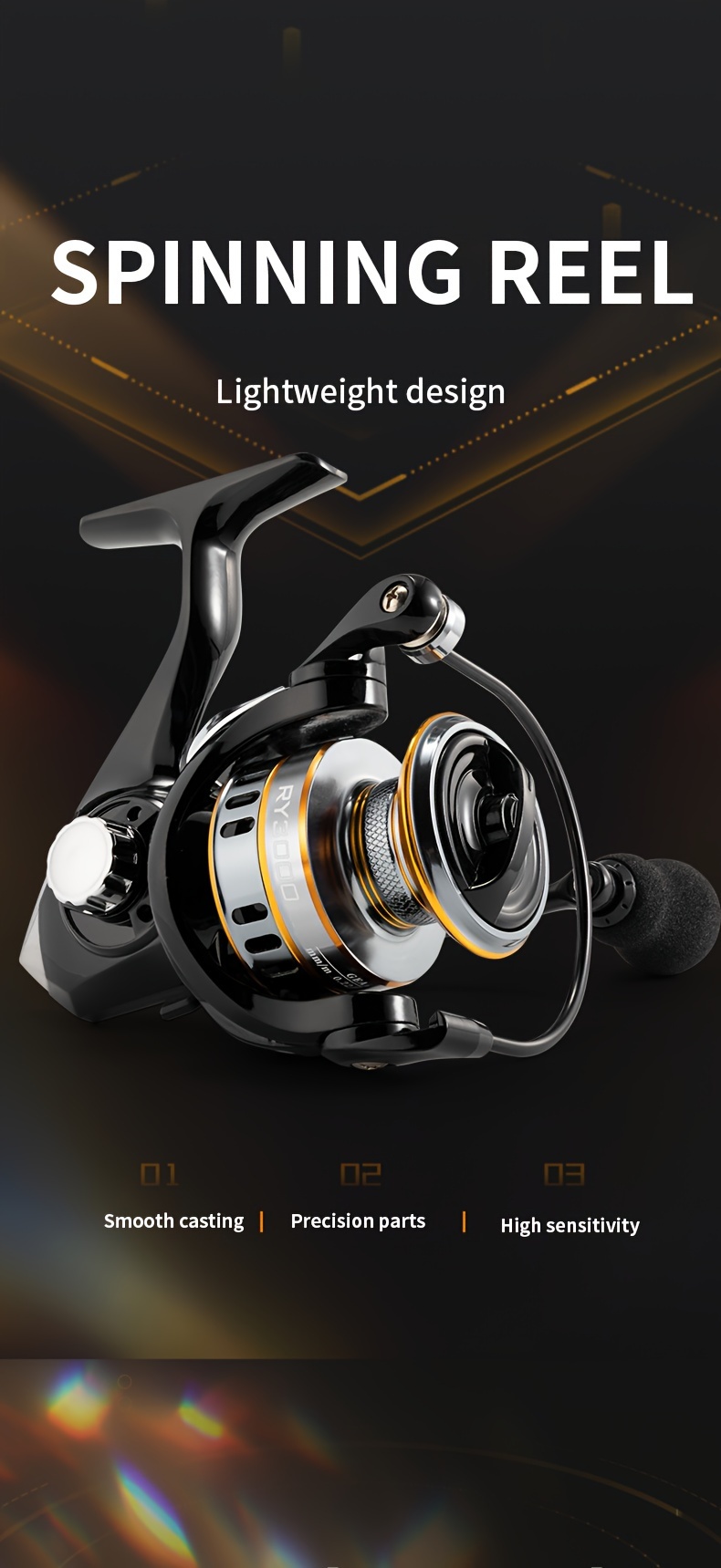 Fishing Reel 5.5:1 Ratio Spinning Saltwater Freshwater Fish Reels  LE1000-7000 Series Reel (Color : Grey, Size : 4000)