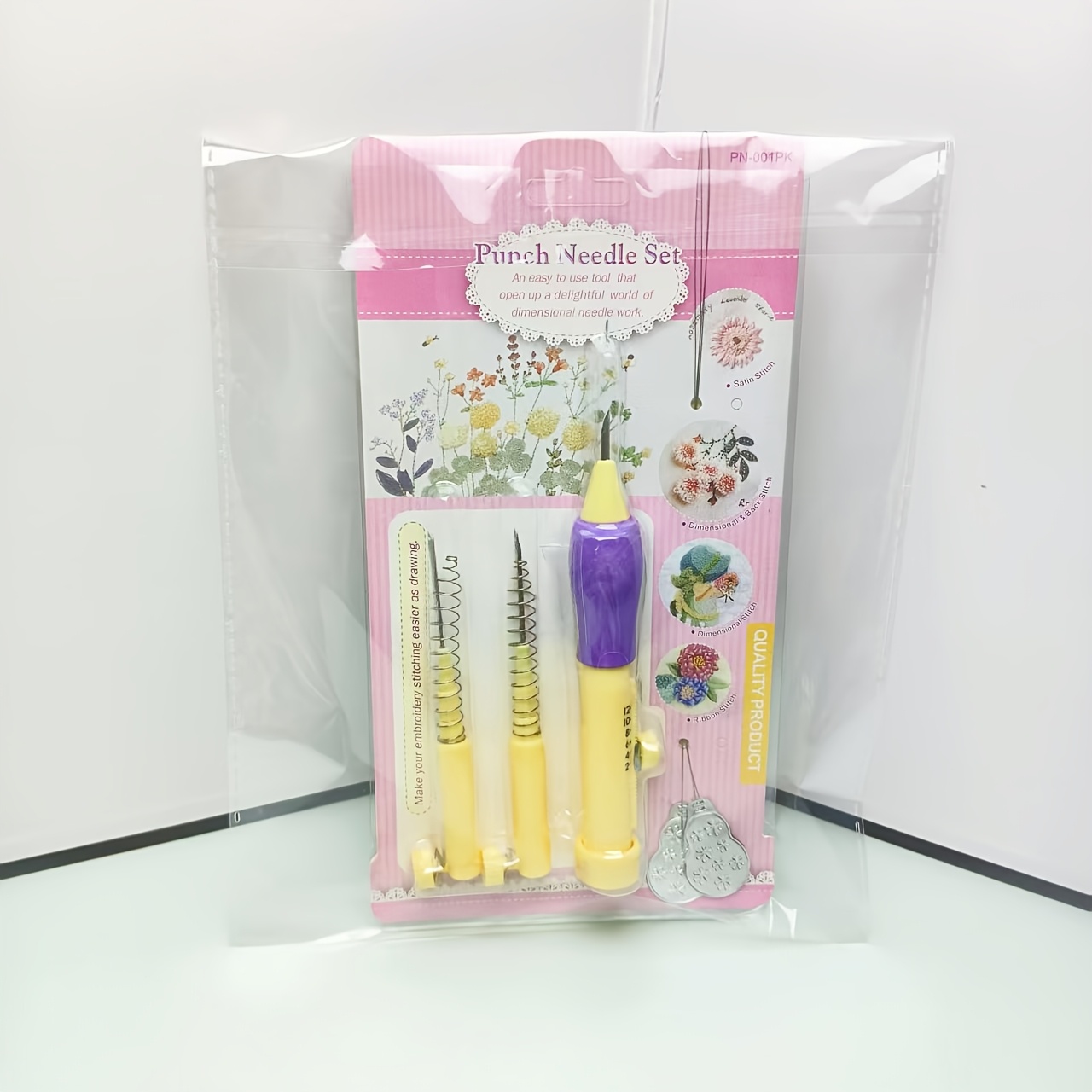 5pcs Set, Adjustable Embroidery Needle, Ergonomic - Suitable For Handicraft Making - Ideal For Diy Embroidery And Weaving Supplies