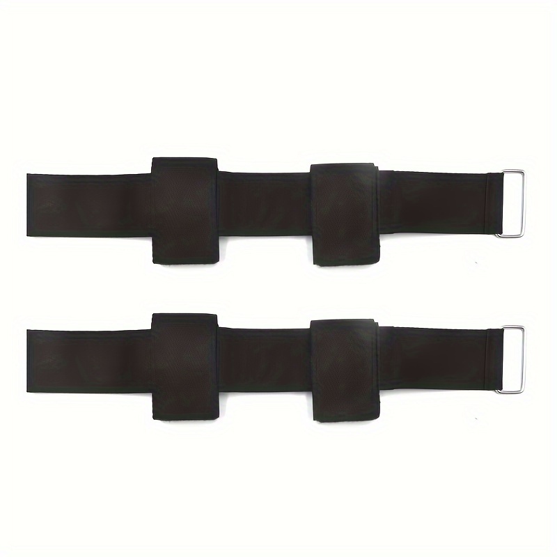 2PCS Durable Dumbbell Foot Straps with Tibialis Trainer, Ankle Weight Lifting Attachment for Strength Training and Fitness