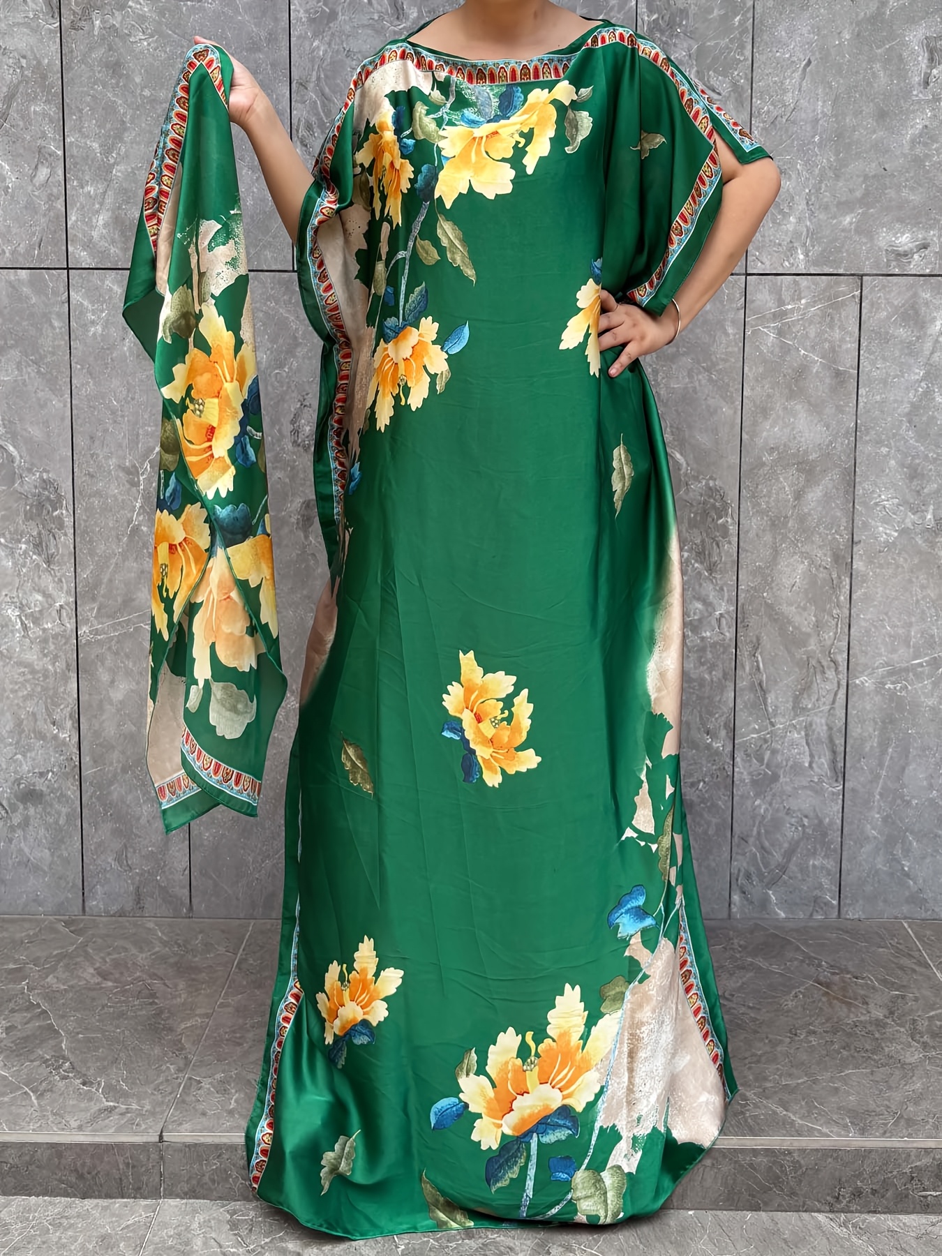 modest maxi dresses with sleeves Zara Modest Maxi in Hunter Medium