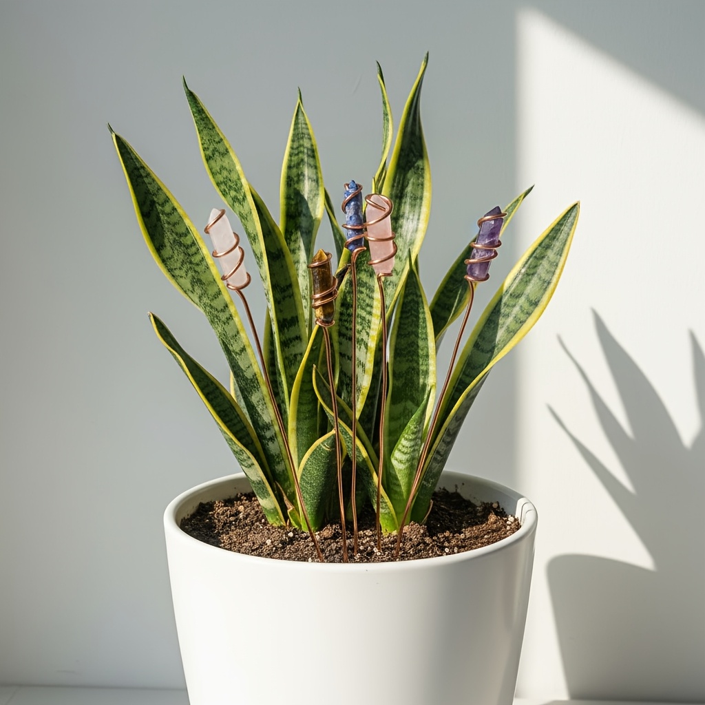 TEMU [3d] 5pcs Set Crystal Hexagonal Prism Plant Stake Flower Pot Decor, Plant Decoration, Garden Decoration, Home Decor, Outdoor Flower Pots, Garden