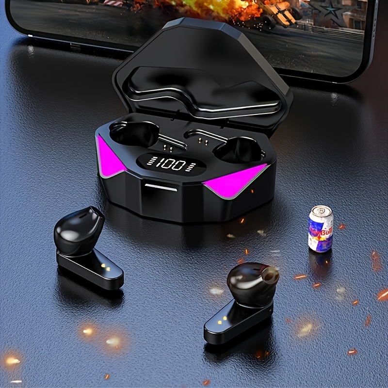 2025 TWS Wireless Earbuds, Hi-Fi Stereo Headphones, Sports Earbuds with Charging Case and Touch Control/In-Ear Design