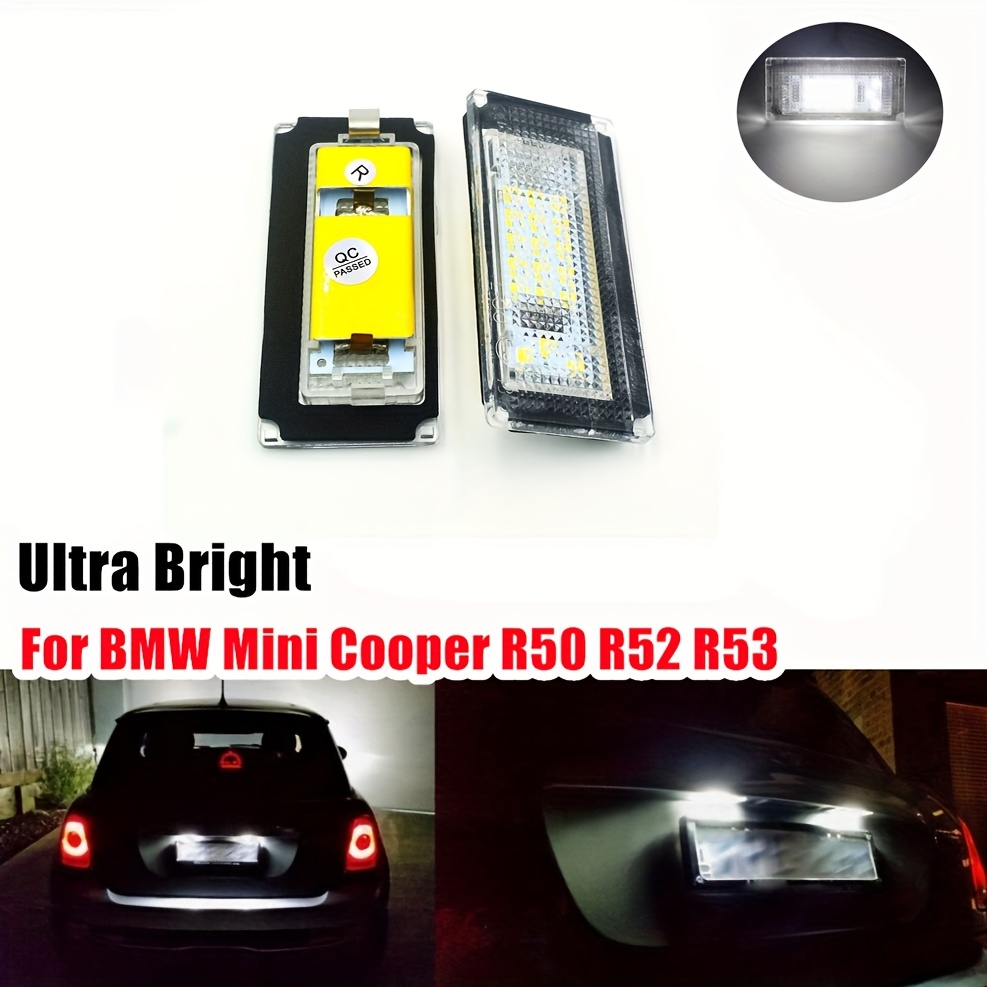 Kit éclairage Plaque Immatriculation LED CANBUS Pour MINI Cooper R50 R52 R53 - Neuf Sans Erreur