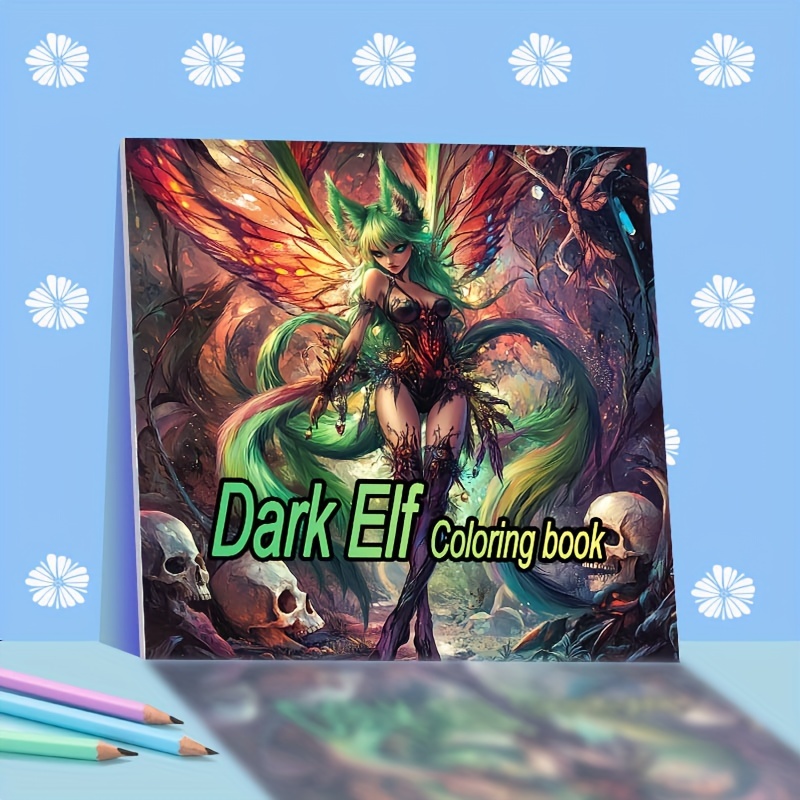 

Dark Elf Coloring Book: 20 Pages Paper - Holiday And Birthday Gifts