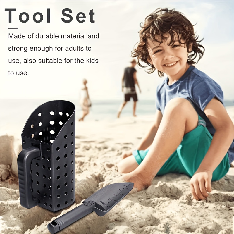 

Abs And Shovel Set, 2- Detachable Filter, Metal Digging For